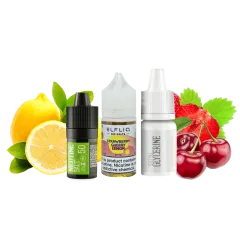 Набір для самозамішування Elfliq Strawberry Cherry Lemon (Полуниця Вишня Лимон, 50 мг, 30 мл)