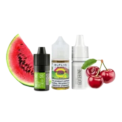 Набір для самозамішування Elfliq Watermelon Cherry (Кавун Вишня, 50 мг, 30 мл)