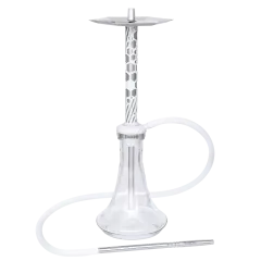 Кальян Embery Mono-H 4.0 Silver Snow (білий, повний комплект)