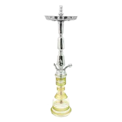 Кальян Khalil Mamoon Double Kamanja Silver (металевий, базовий комплект)