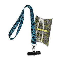 Персональний мундштук із поліацеталі Personalka Poly Graffiti Blue (Синє Графіті)