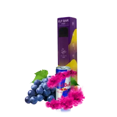 Elf Bar 2000 Grape Energy (Виноградний Енергетик) Одноразовий POD