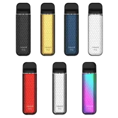 Smok Novo 3 800 Black Carbon Fiber (Чёрный, с картриджем) Многоразовый POD