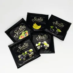 Тютюн Serbetli Raspberry Orange Lime Ice (Малина Апельсин Лайм Лід, 100 г)