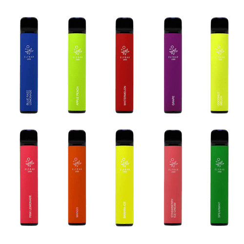 одноразова електронна сигарета Elf Bar LUX 1500 Strawberry Grape (Полуниця Виноград) Одноразовий POD