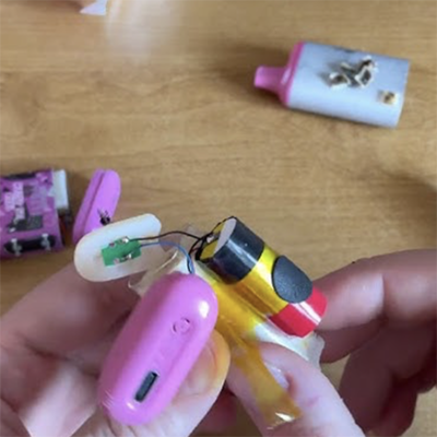 разобрать одноразку Elf Bar