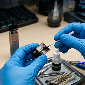 Чистка картриджа Xros водой