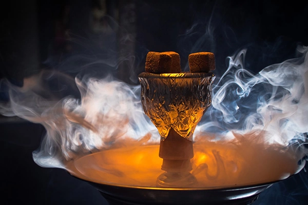 табак для кальяна горит